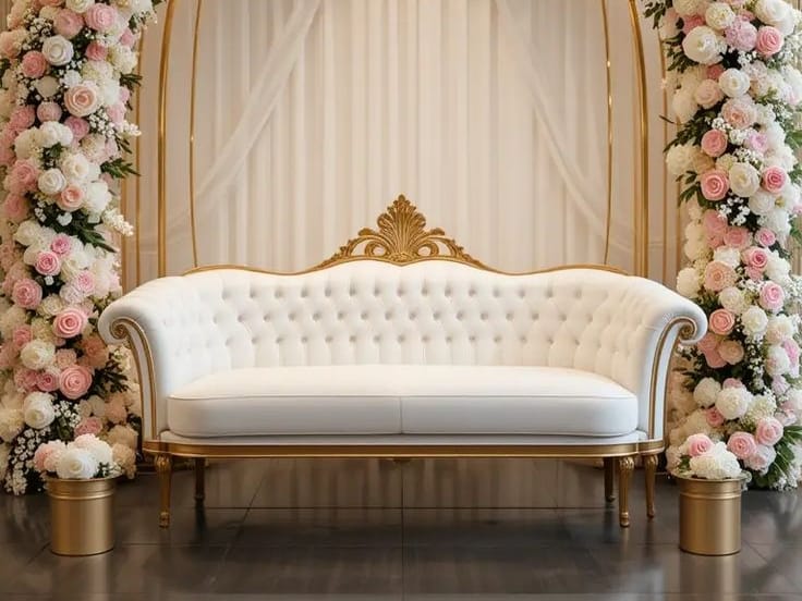 Wedding stage sofa